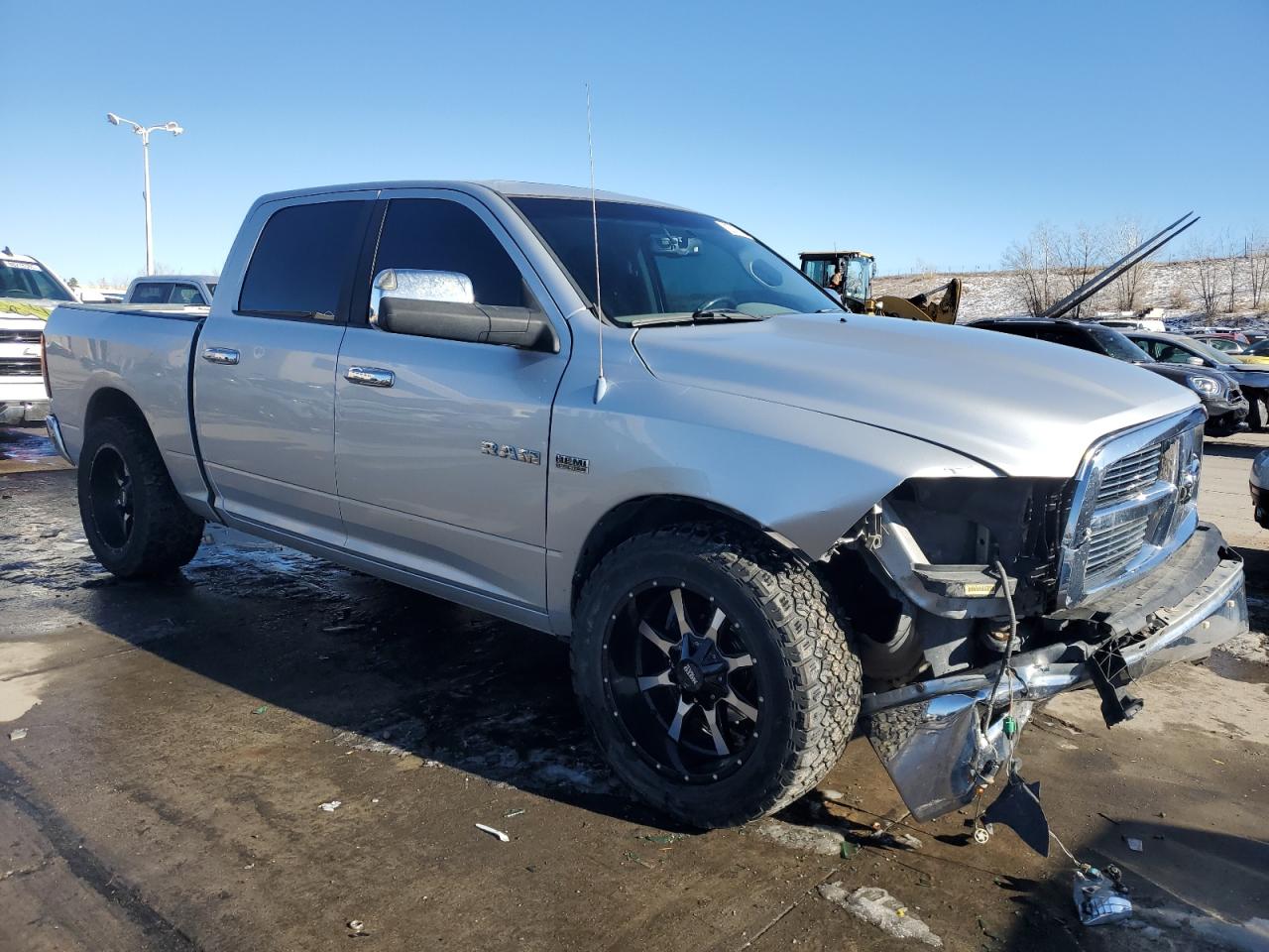 2009 Dodge RAM VIN 1D3HB13T69J510036 Copart auction photo, front end / rear end damage thumbnail 4