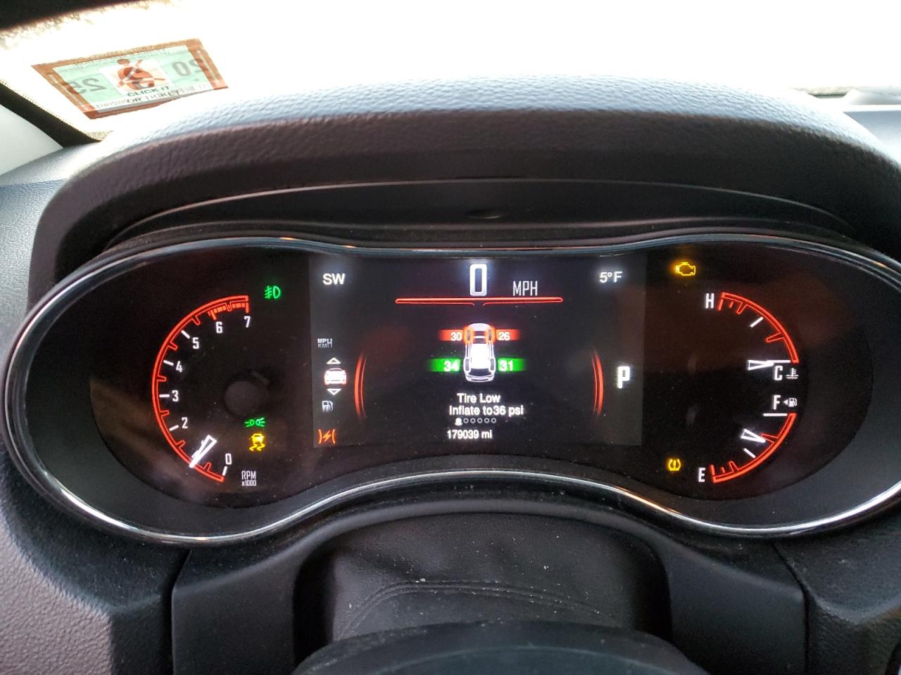 2014 Dodge Durango VIN 1C4SDJDT9EC345623 Copart auction photo, side damage thumbnail 9