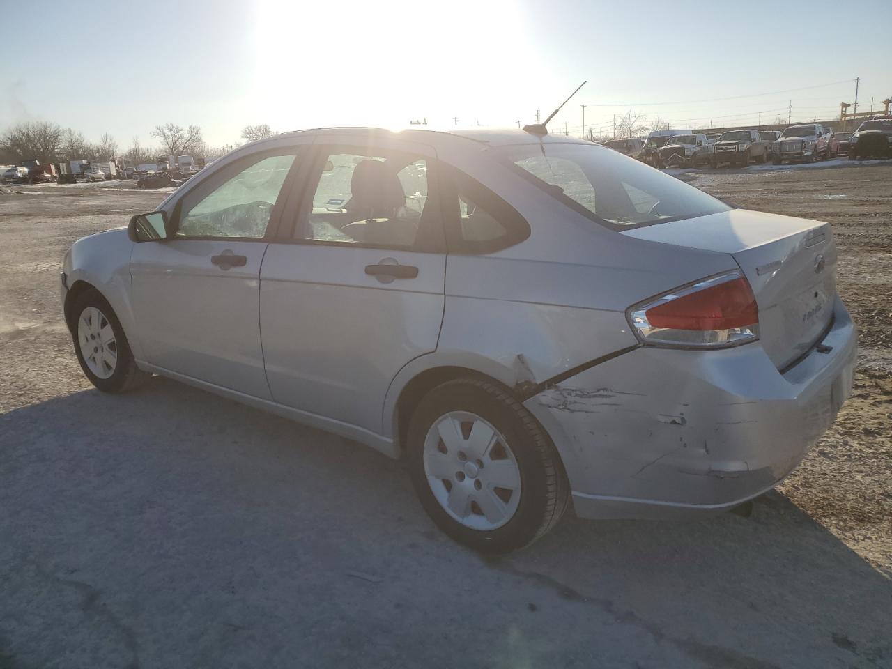 2008 Ford Focus VIN 1FAHP34NX8W295502 Copart auction photo, rear end damage thumbnail 2