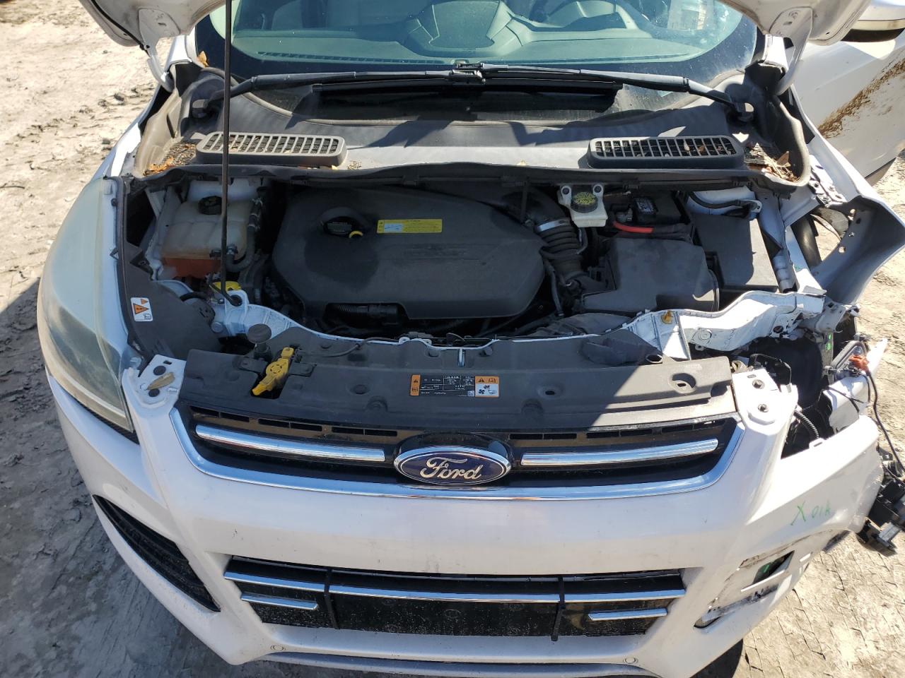 2014 Ford Escape VIN 1FMCU0JX5EUB55765 Copart auction photo, front end / side damage thumbnail 12