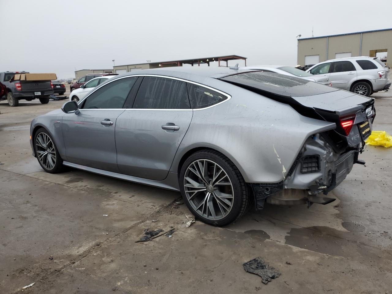 2016 Audi A7 VIN WAU2GAFCXGN002019 Copart auction photo, rear end / hail damage thumbnail 2