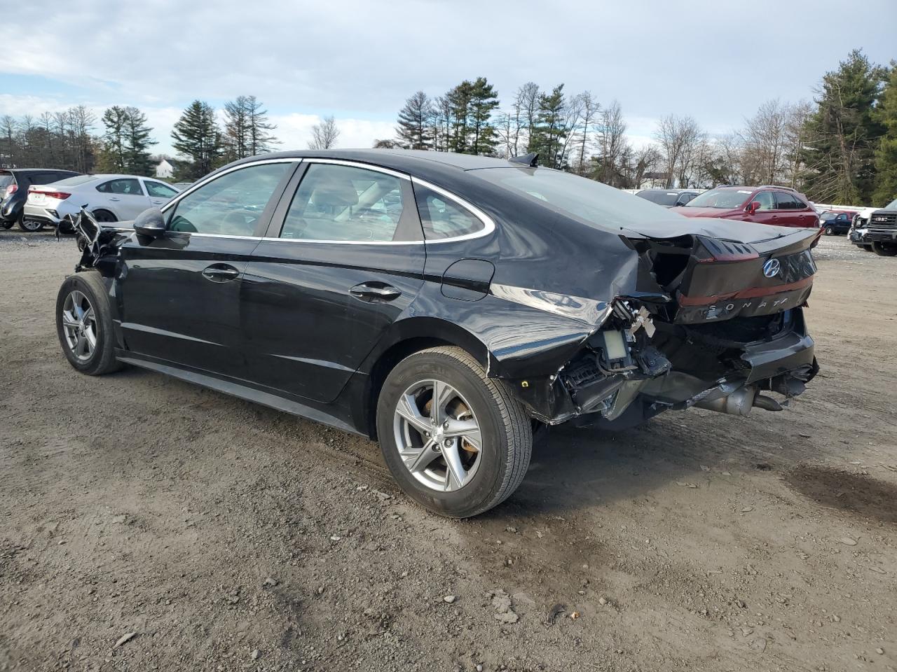 2023 Hyundai Sonata VIN KMHL24JA8PA334413 Copart auction photo, rear end / front end damage thumbnail 2
