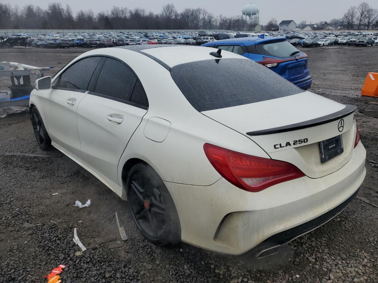 2015 Mercedes-Benz CLA-klasse VIN WDDSJ4GB2FN185917 Copart auction photo, front end damage thumbnail 2