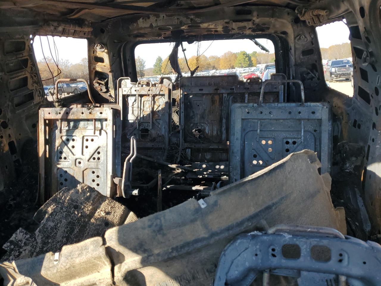 2017 Cadillac Escalade VIN 1GYS4CKJ4HR128182 Copart auction photo, burn damage thumbnail 10
