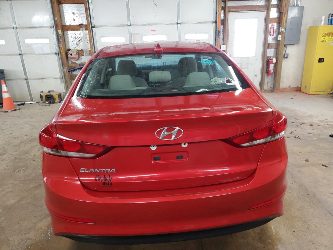 2017 Hyundai Elantra VIN 5NPD84LF9HH116426 Copart auction photo, front end damage thumbnail 6