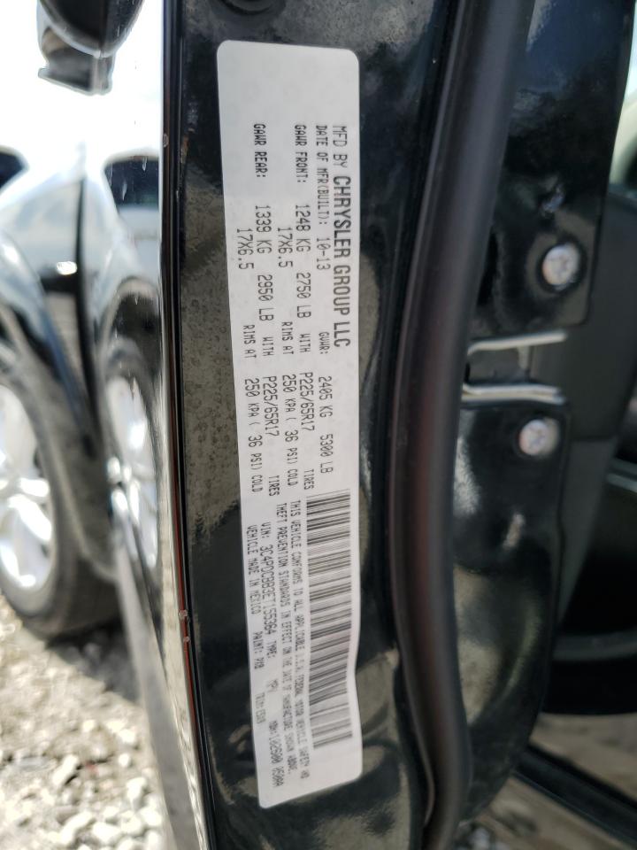 2014 Dodge Journey VIN 3C4PDCBB3ET155364 Copart auction photo, side damage thumbnail 14