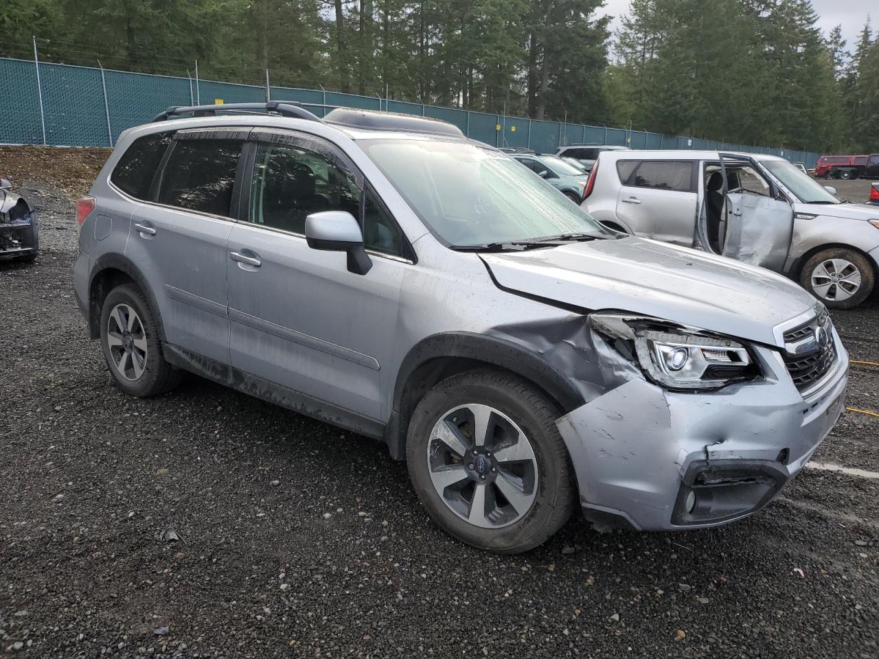 2018 Subaru Forester VIN JF2SJARC9JH514197 Copart auction photo, front end damage thumbnail 4