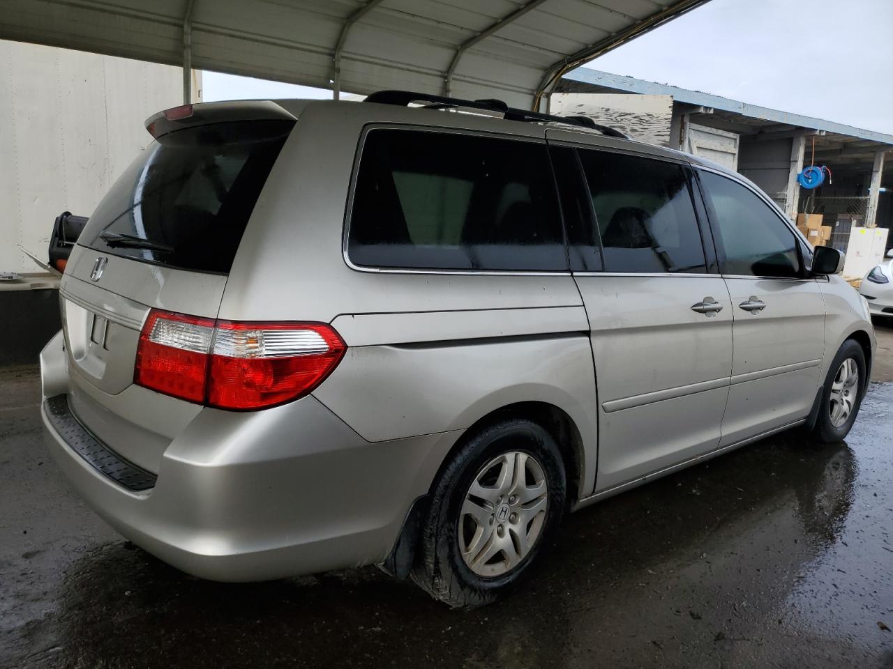 2007 Honda Odyssey VIN 5FNRL38737B446527 Copart auction photo, front end damage thumbnail 3