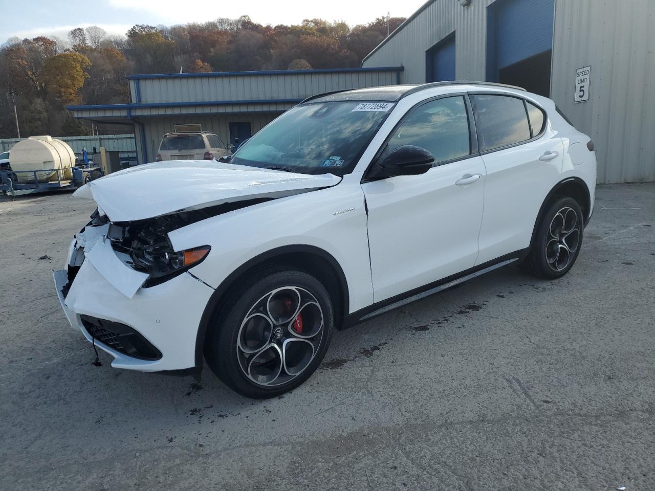 2024 Alfa Romeo Stelvio VIN ZASPAKBN6R7D71708 - Copart auction photo