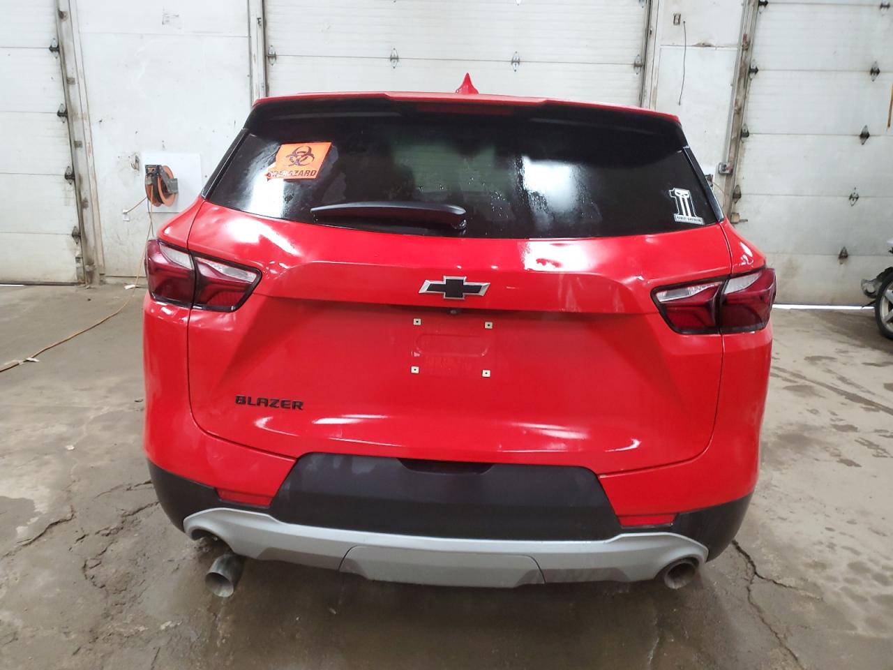 2021 Chevrolet Blazer VIN 3GNKBCRS6MS581809 Copart auction photo, front end / side damage thumbnail 6