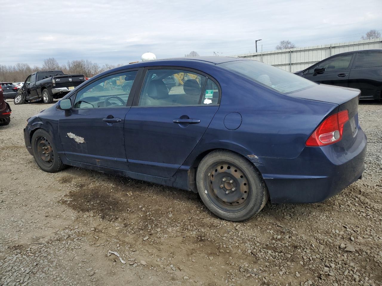 2008 Honda Civic VIN 1HGFA16528L020553 Copart auction photo, front end / side damage thumbnail 2