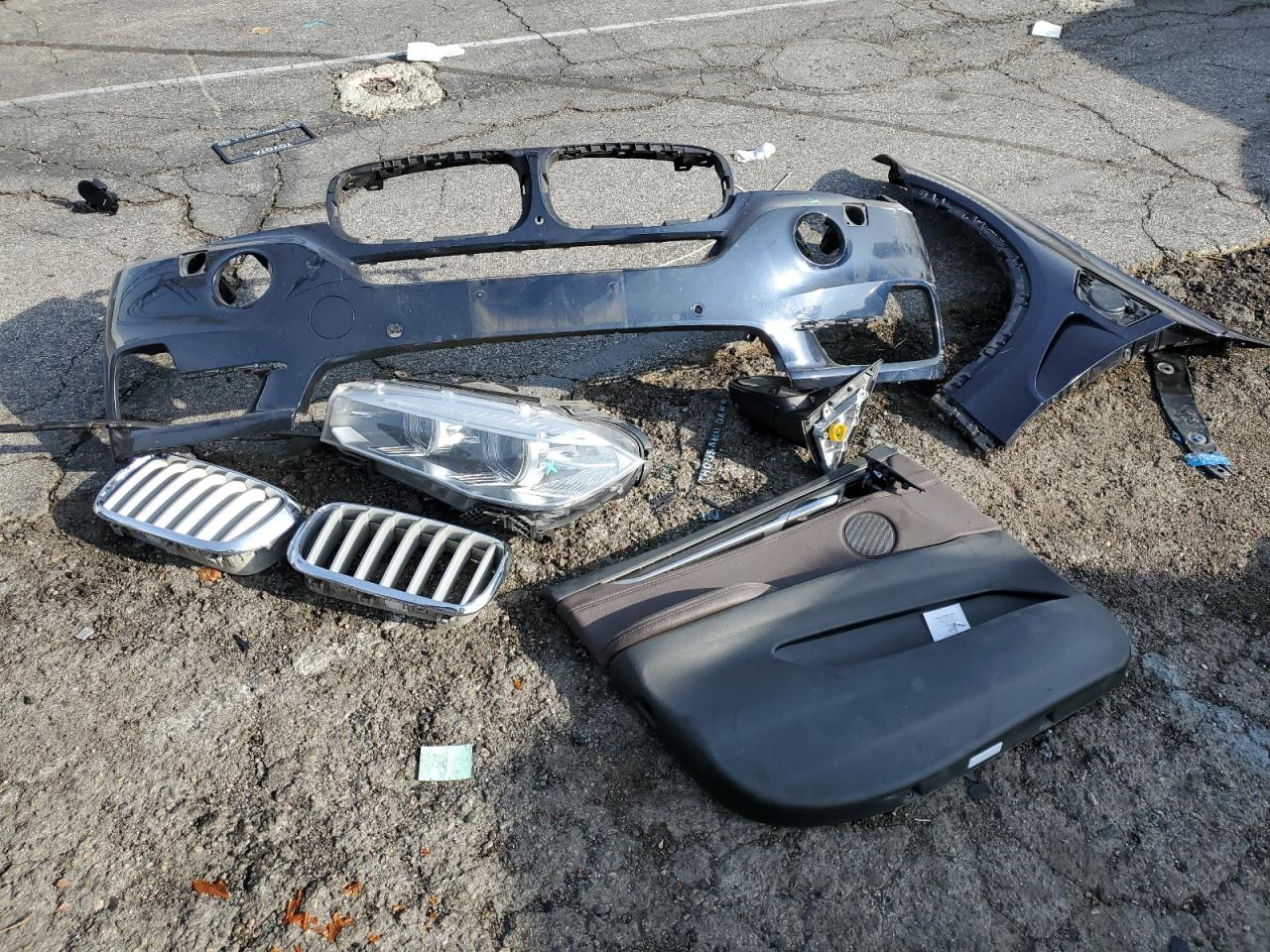 2016 BMW X5 VIN 5UXKT0C51G0F75369 Copart auction photo, front end / side damage thumbnail 13
