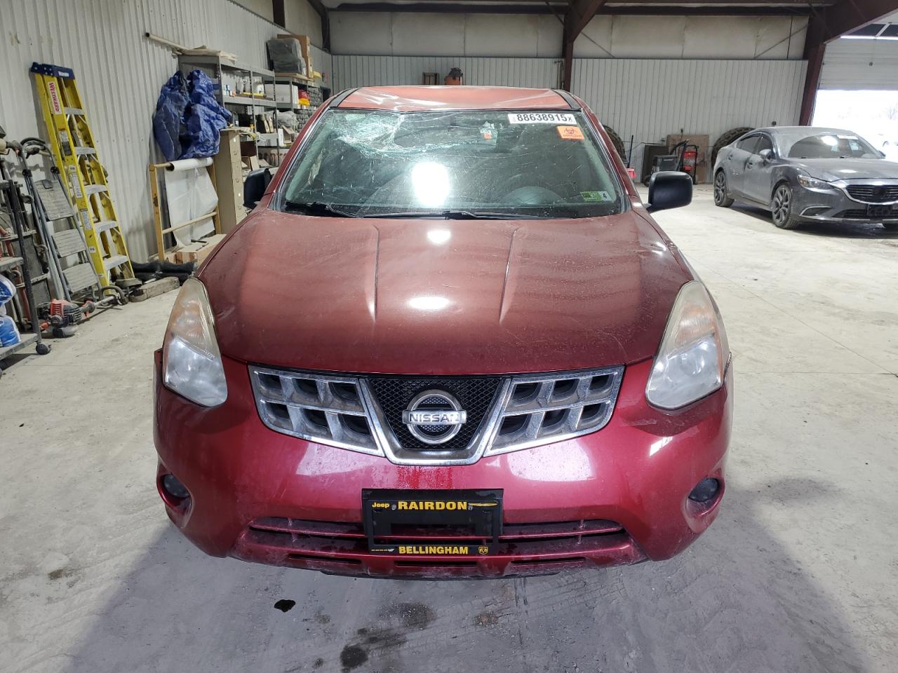 2013 Nissan Rogue VIN JN8AS5MV4DW150315 Copart auction photo, side / rear end damage thumbnail 5
