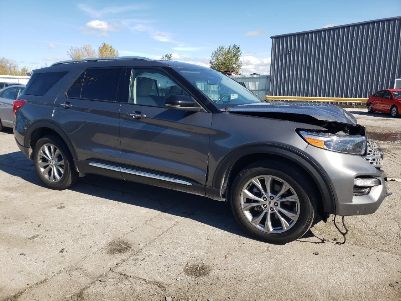 2023 Ford Explorer VIN 1FMSK8FH3PGA16284 Copart auction photo, front end / minor dent/scratches damage thumbnail 4