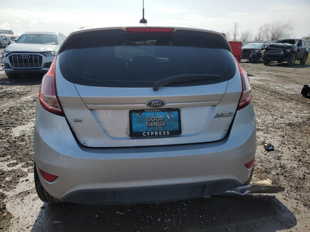 2019 Ford Fiesta VIN 3FADP4EJ9KM106216 Copart auction photo, front end / side damage thumbnail 6
