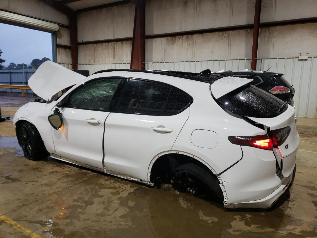 2021 Alfa Romeo Stelvio VIN ZASPAKBN4M7D08793 Copart auction photo, all over damage thumbnail 2