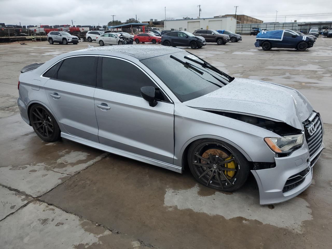 2015 Audi S3 VIN WAUBFGFF9F1140513 Copart auction photo, front end damage thumbnail 4