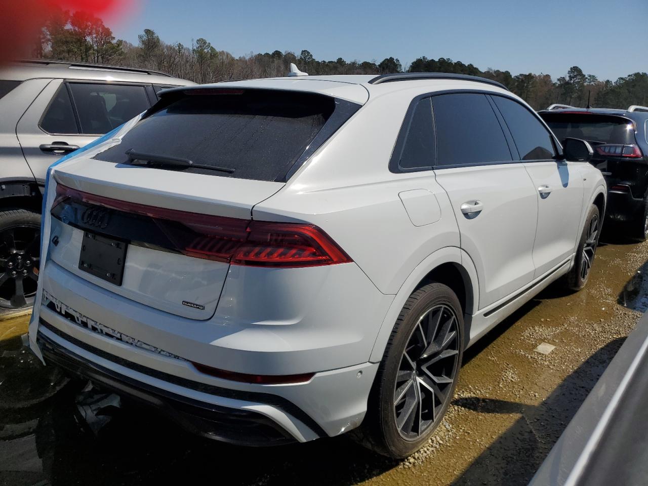 2019 Audi Q8 VIN WA1FVAF13KD047532 Copart auction photo, rear end damage thumbnail 3