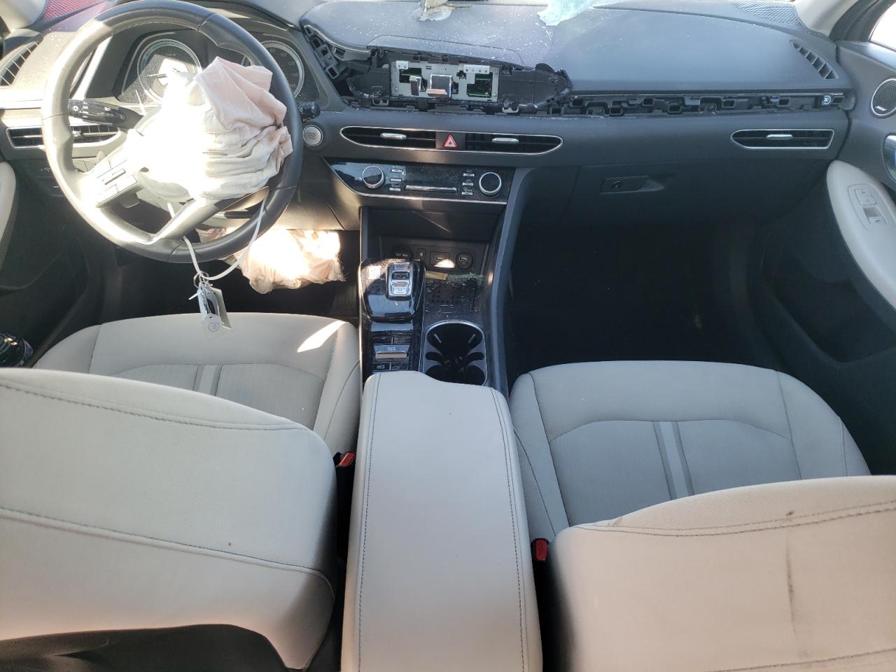 2022 Hyundai Sonata VIN KMHL34JJXNA043891 Copart auction photo, all over damage thumbnail 8