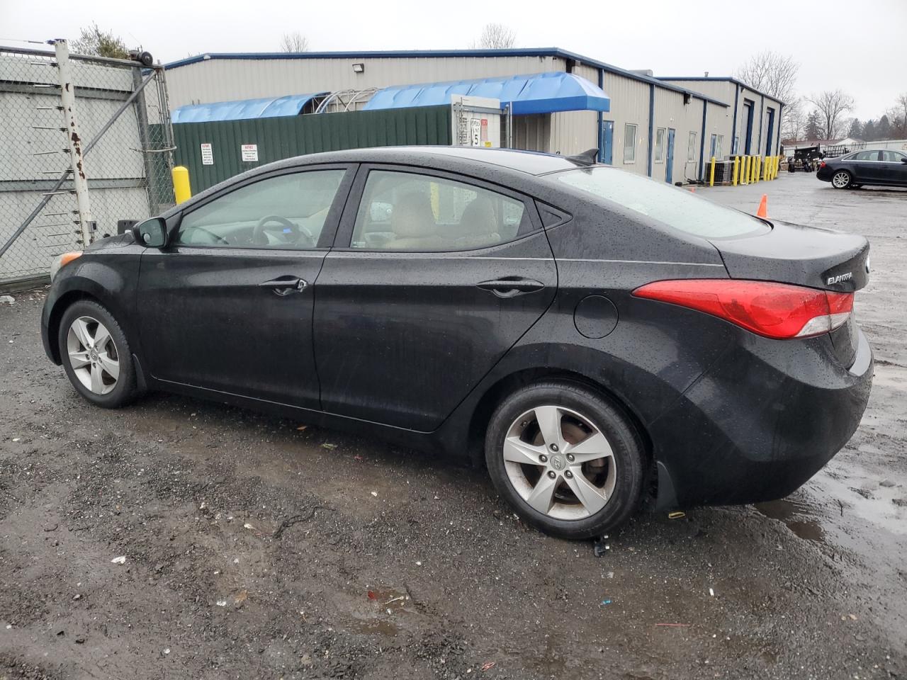 2012 Hyundai Elantra VIN KMHDH4AE8CU400490 Copart auction photo, side damage thumbnail 2