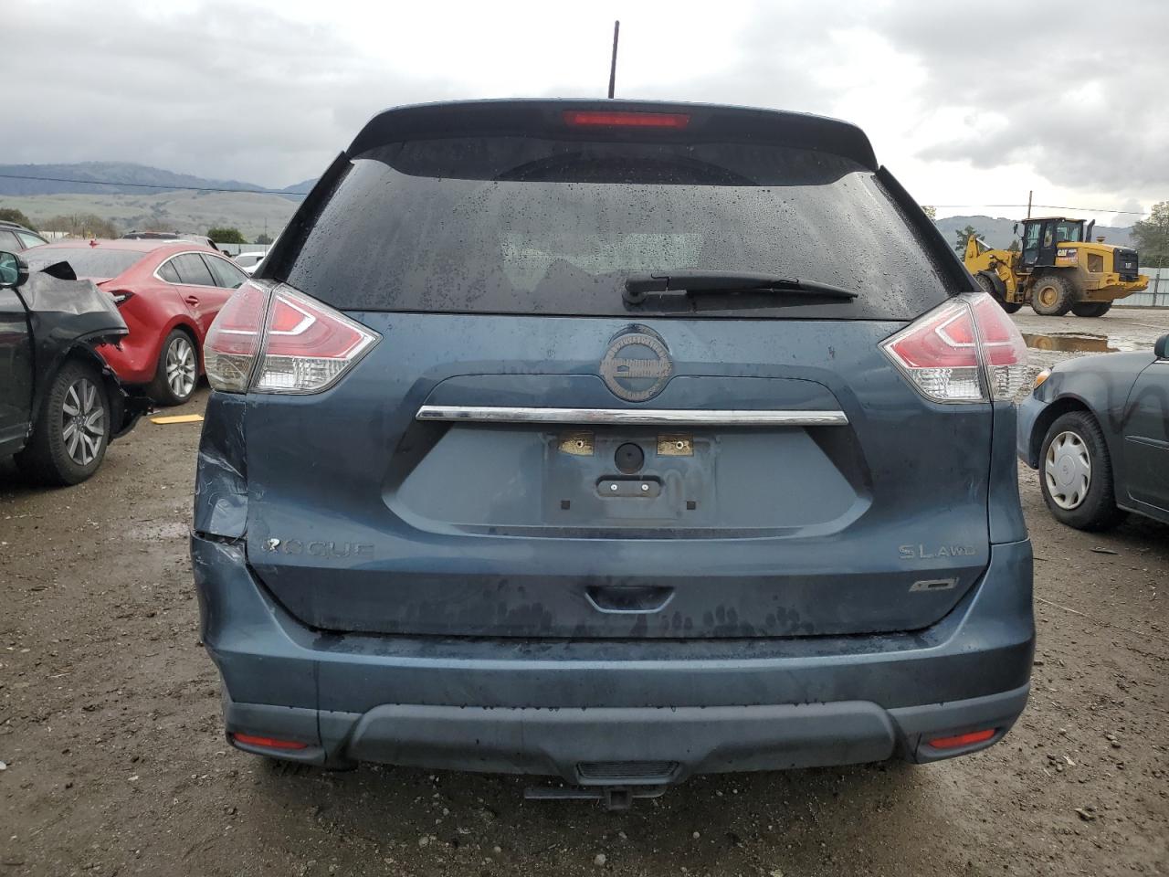 2014 Nissan Rogue VIN 5N1AT2MV1EC802880 Copart auction photo, rear end damage thumbnail 6