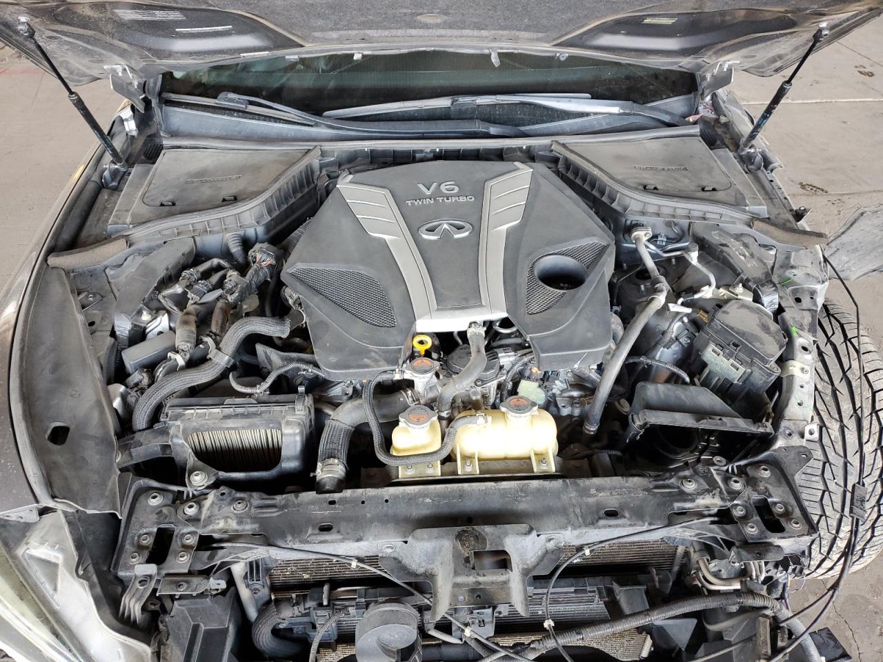 2018 Infiniti Q50 VIN JN1EV7AP5JM363757 Copart auction photo, front end / side damage thumbnail 11