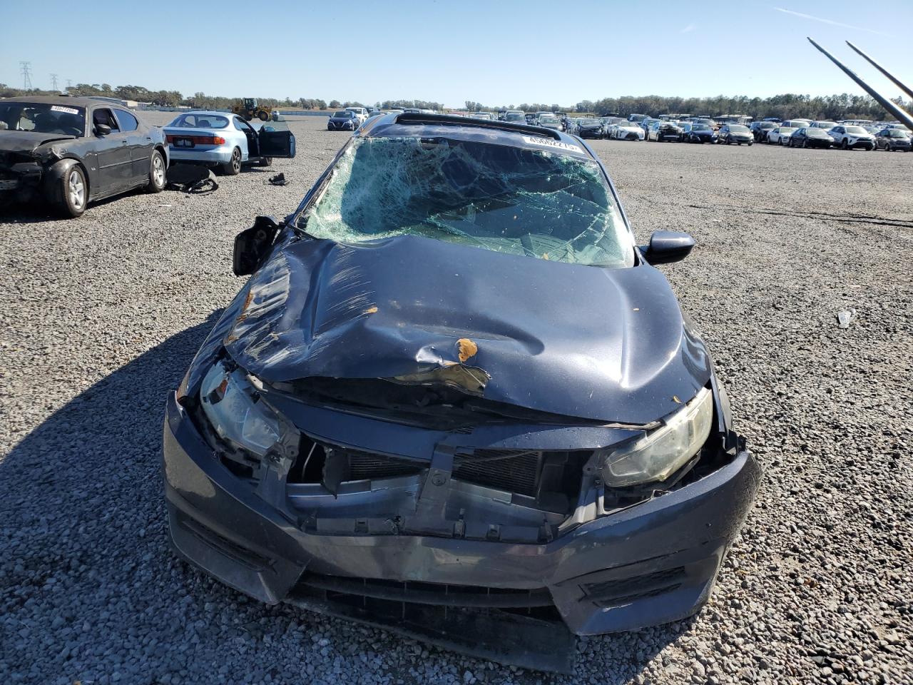 2018 Honda Civic VIN 2HGFC2F76JH589426 Copart auction photo, rollover / rear end damage thumbnail 5