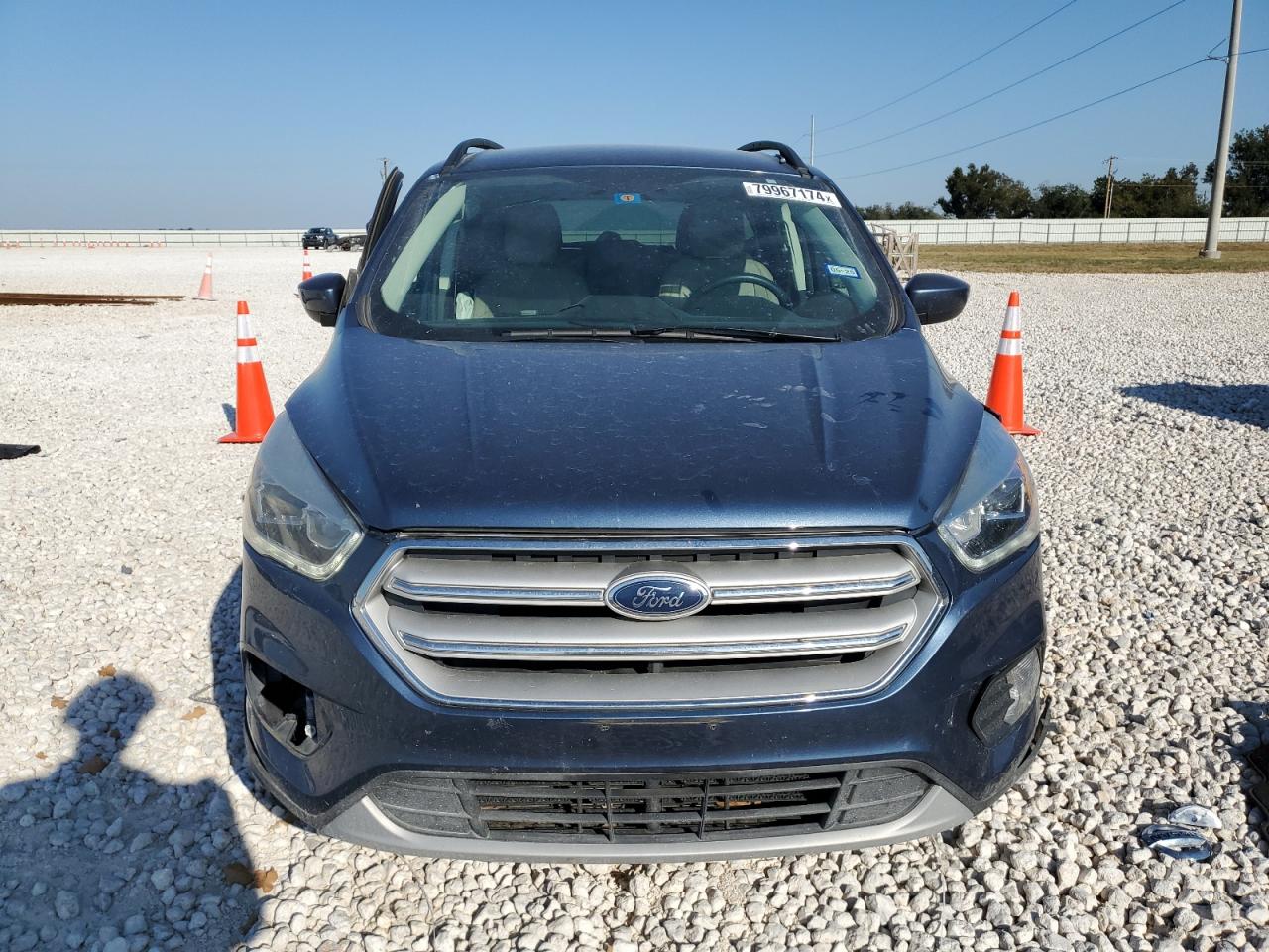 2018 Ford Escape VIN 1FMCU0HD5JUC32396 Copart auction photo, front end / side damage thumbnail 5