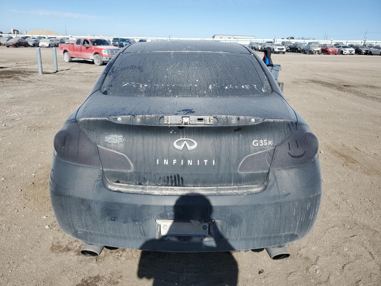 2007 Infiniti G VIN JNKBV61F87M802281 Copart auction photo, all over damage thumbnail 6