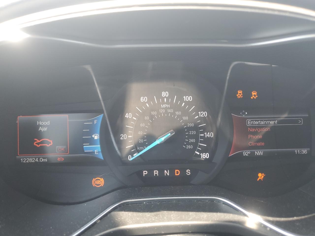 2016 Ford Fusion VIN 3FA6P0HD4GR162873 Copart auction photo, side / front end damage thumbnail 9