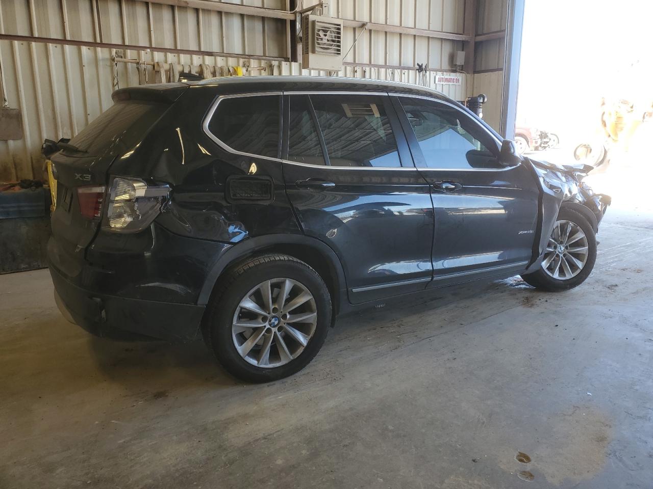 2013 BMW X3 VIN 5UXWX9C56D0A10895 Copart auction photo, front end / rear end damage thumbnail 3
