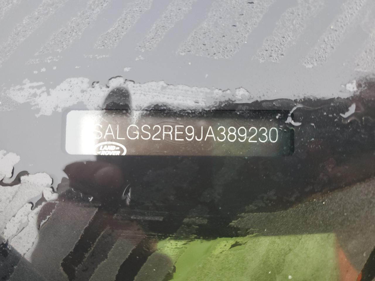 2018 Land Rover Range Rover VIN SALGS2RE9JA389230 Copart auction photo, front end / side damage thumbnail 14