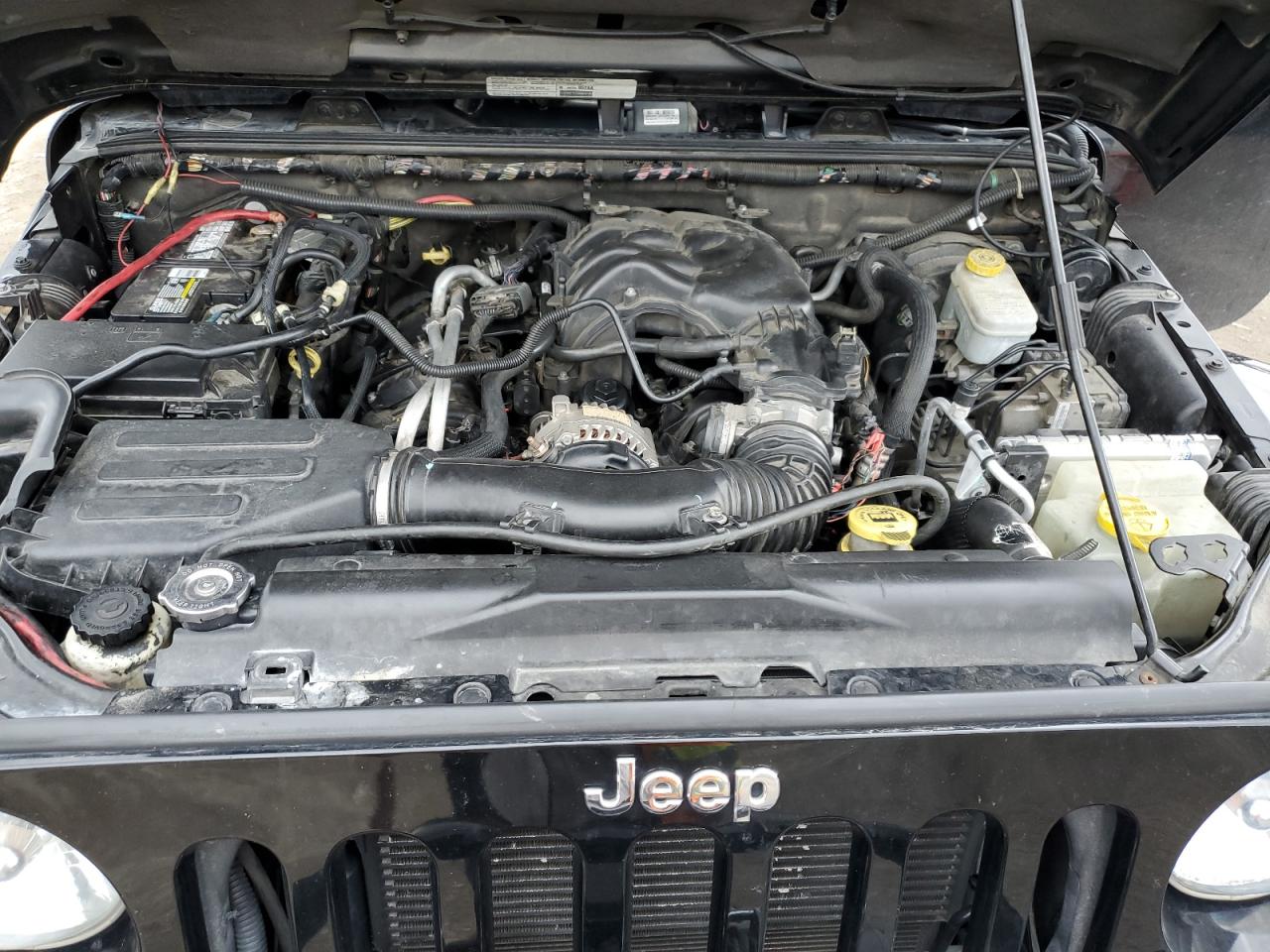 2013 Jeep Wrangler VIN 1C4BJWEG2DL503273 Copart auction photo, side damage thumbnail 13