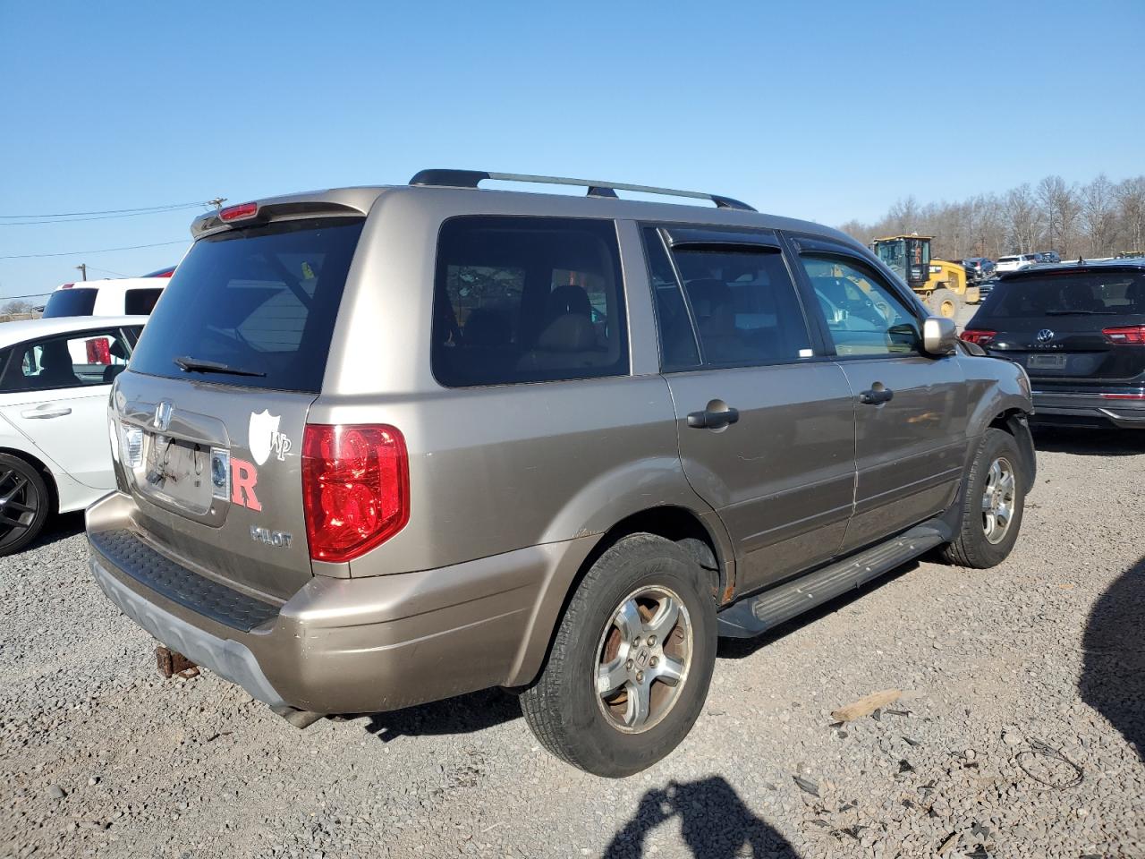 2004 Honda Pilot VIN 2HKYF18794H603823 Copart auction photo, front end damage thumbnail 3