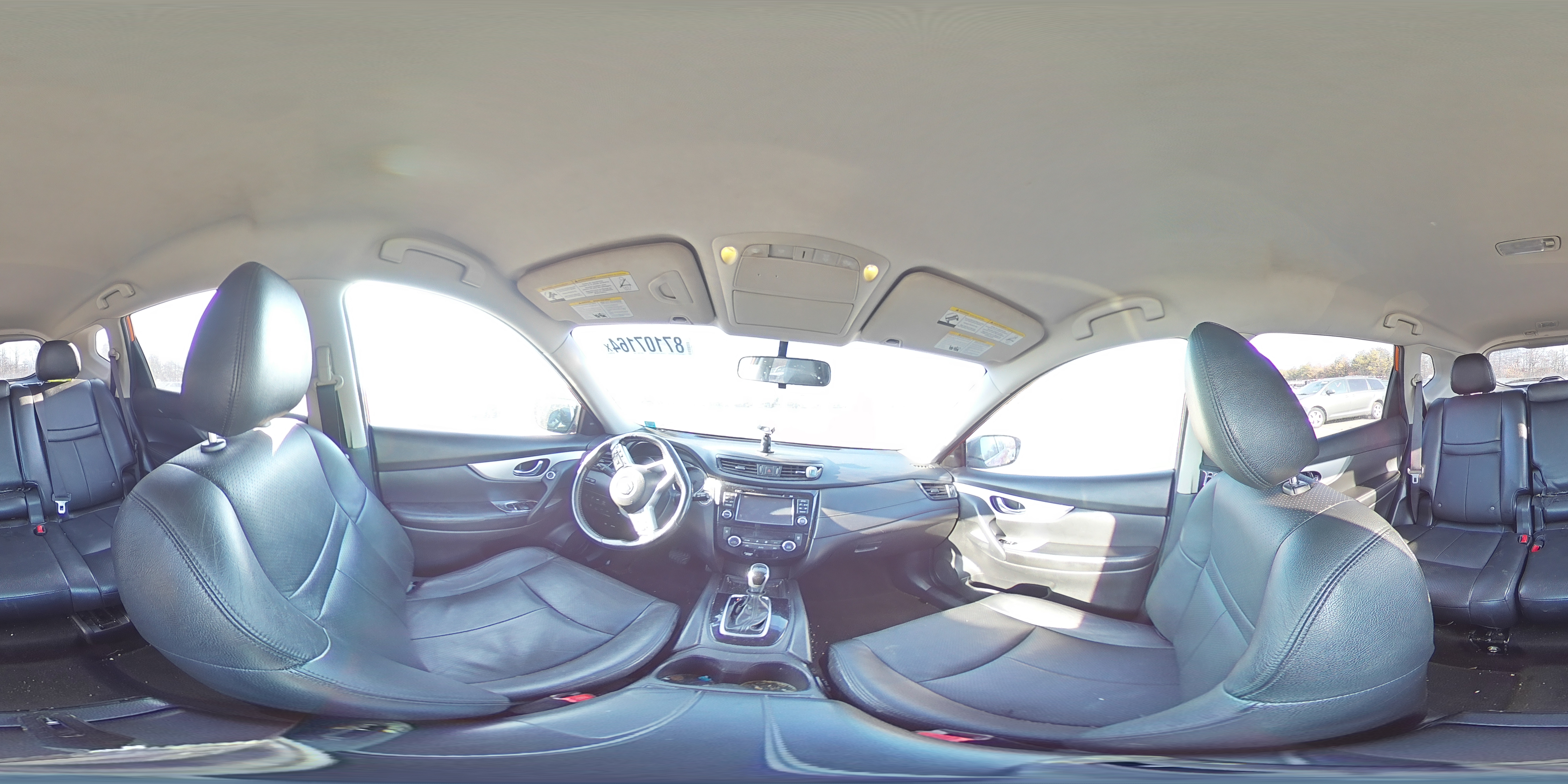 2017 Nissan Rogue VIN JN8AT2MVXHW254986 Copart auction photo, front end / side damage thumbnail 13