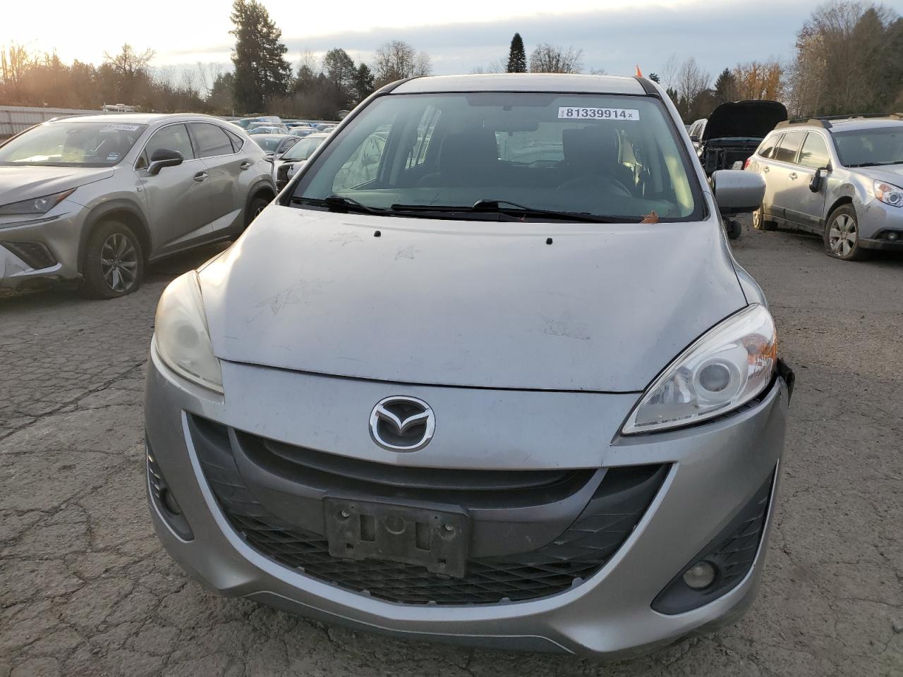 2012 Mazda 5 VIN JM1CW2CL0C0125128 Copart auction photo, all over damage thumbnail 5