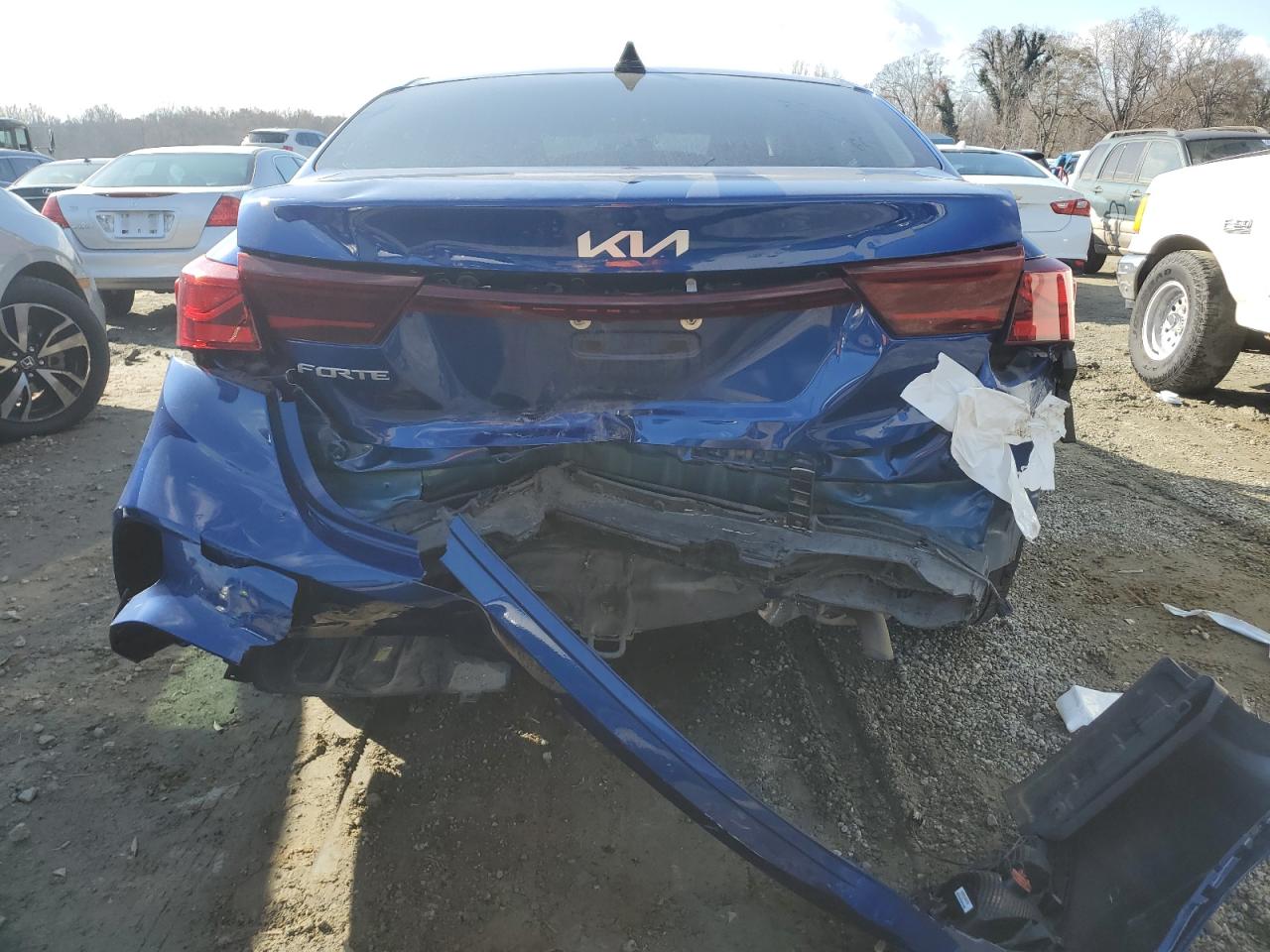 2022 KIA Forte VIN 3KPF24AD0NE448069 Copart auction photo, rear end damage thumbnail 6