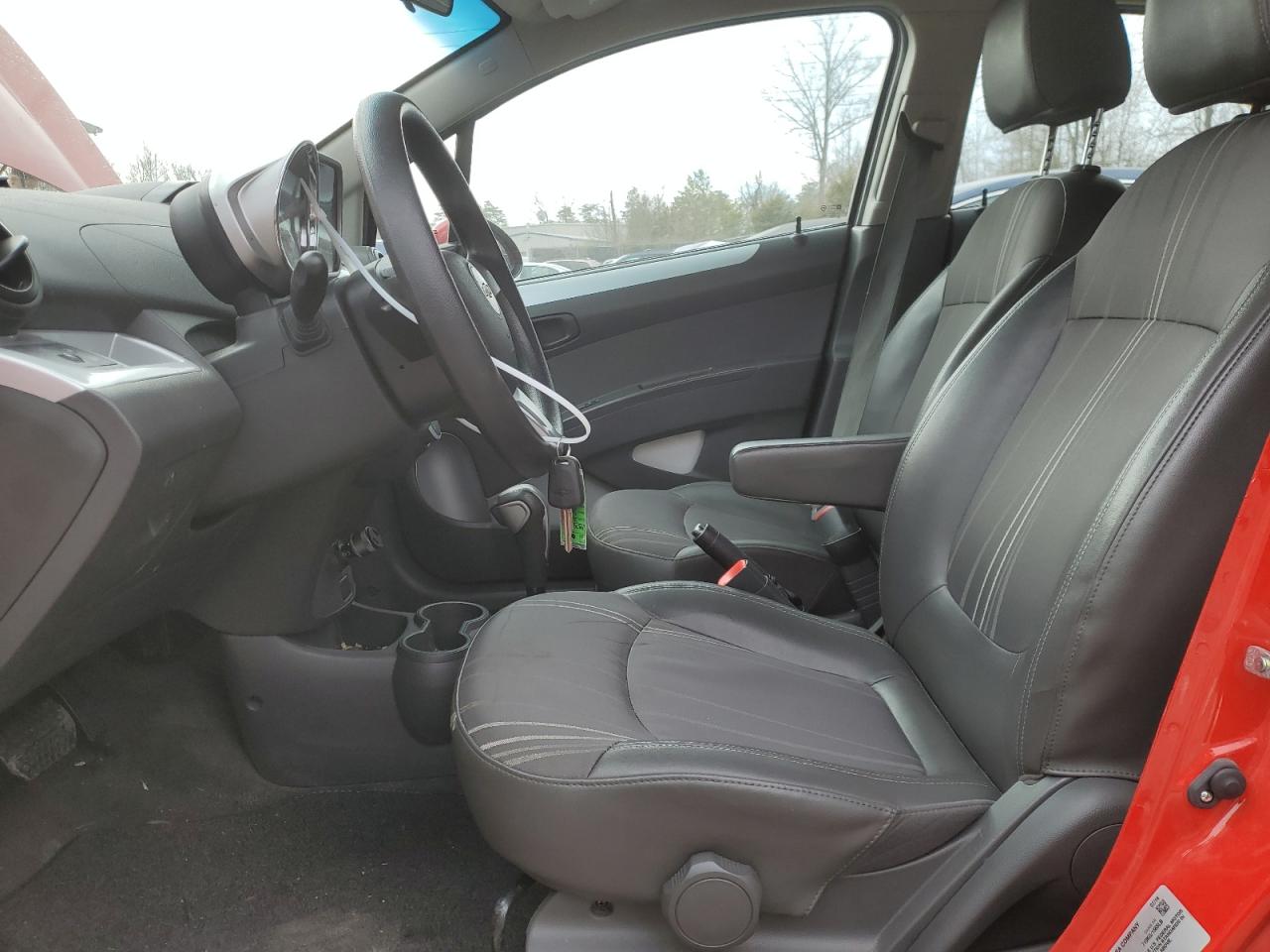 2014 Chevrolet Spark VIN KL8CB6S95EC586523 Copart auction photo, front end / side damage thumbnail 7