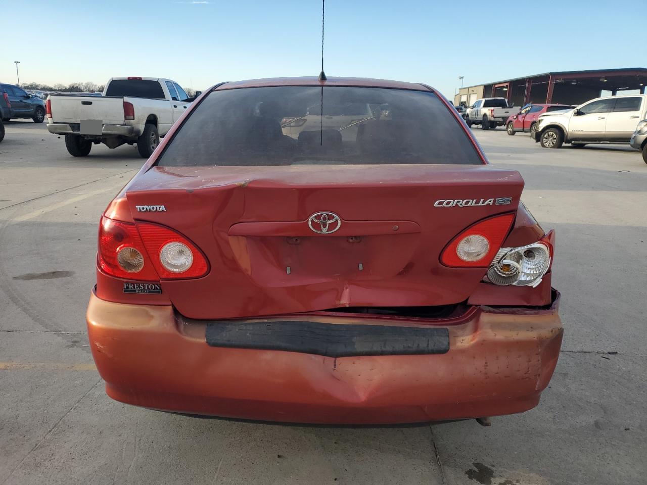 2006 Toyota Corolla VIN 1NXBR32E16Z714967 Copart auction photo, rear end / front end damage thumbnail 6