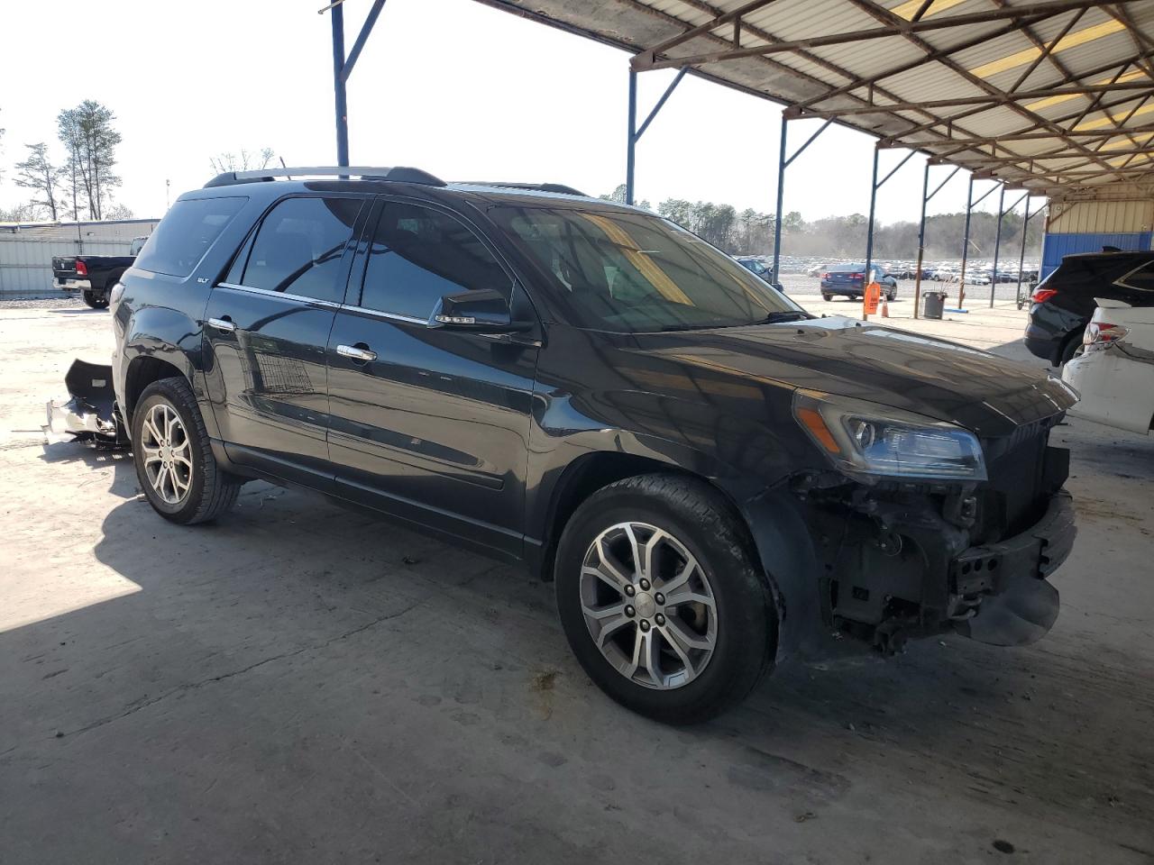 2013 GMC Acadia VIN 1GKKRRKD7DJ215186 Copart auction photo, front end damage thumbnail 4
