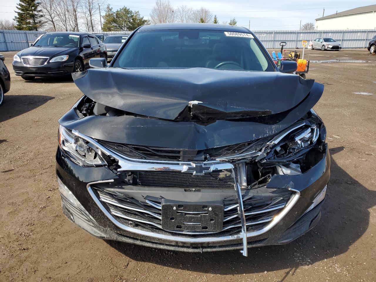 2021 Chevrolet Malibu VIN 1G1ZE5SX5MF053529 Copart auction photo, front end / undercarriage damage thumbnail 5