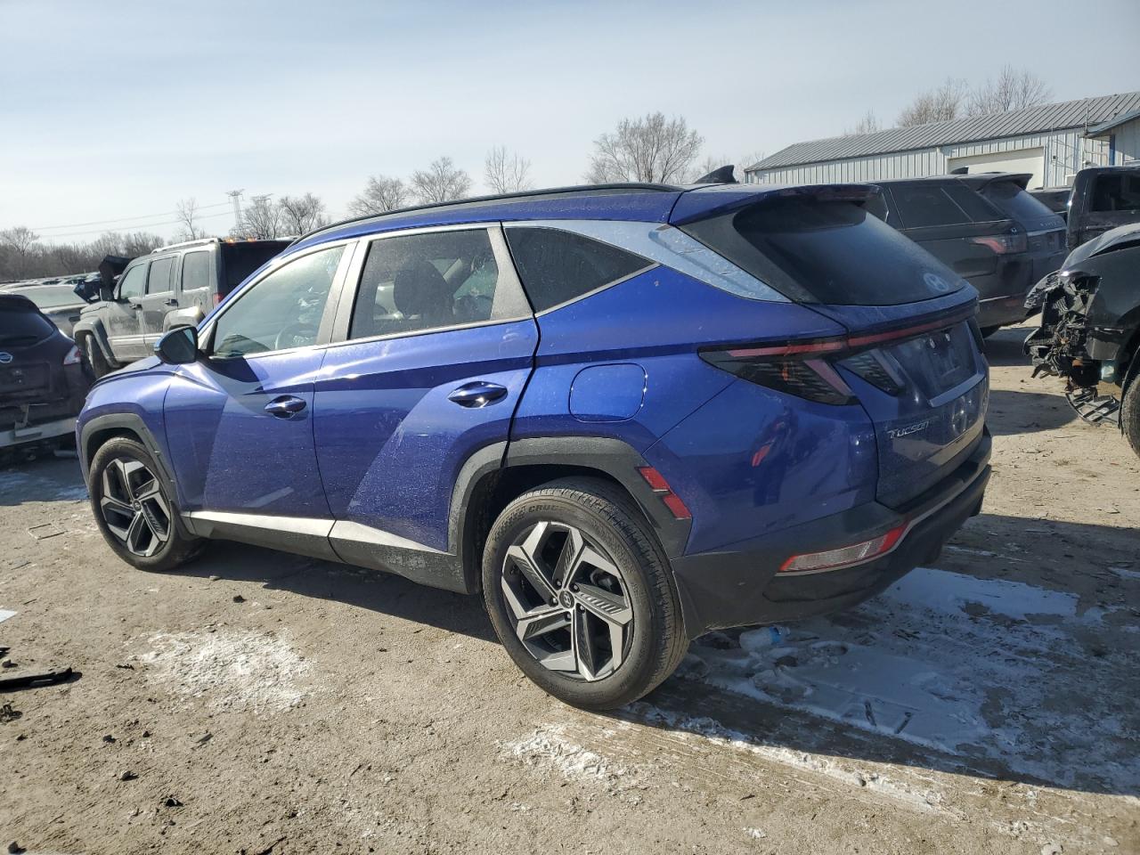 2023 Hyundai Tucson VIN 5NMJF3AE4PH172752 Copart auction photo, front end / side damage thumbnail 2