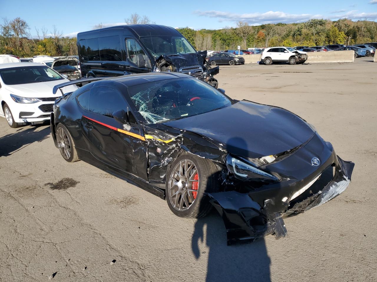 2019 Toyota GT86 VIN JF1ZNAE10K9701920 Copart auction photo, all over damage thumbnail 4
