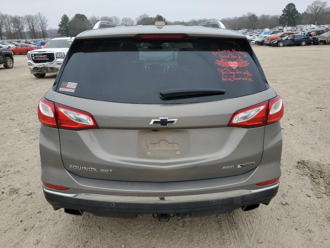 2018 Chevrolet Equinox VIN 3GNAXWEX7JS519492 Copart auction photo, front end / minor dent/scratches damage thumbnail 6