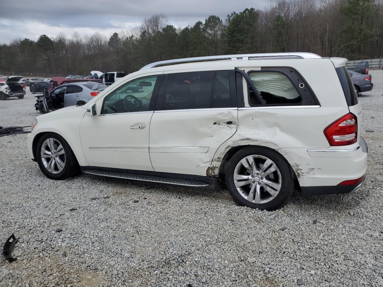 2012 Mercedes-Benz GL-klasse VIN 4JGBF7BE2CA786404 Copart auction photo, side / mechanical damage thumbnail 2