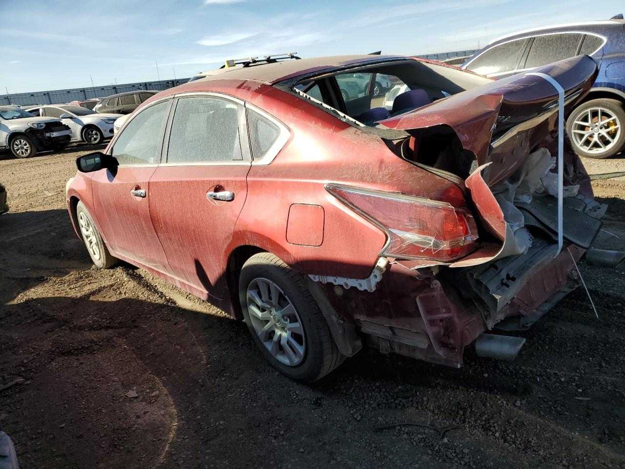2015 Nissan Altima VIN 1N4AL3AP2FN870214 Copart auction photo, rear end / front end damage thumbnail 2