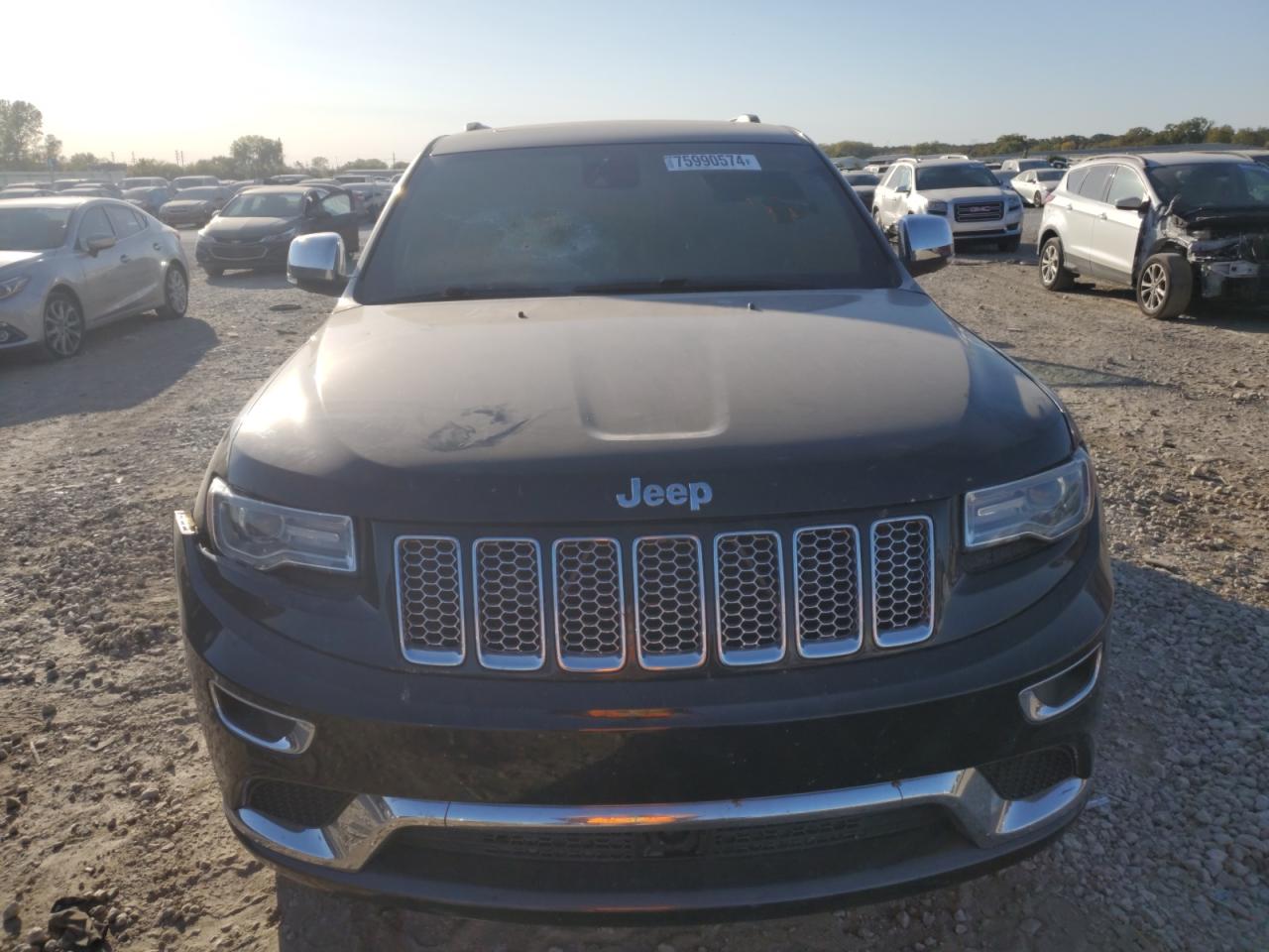 2014 Jeep Grand Cherokee VIN 1C4RJFJT9EC423276 Copart auction photo, burn - interior damage thumbnail 5