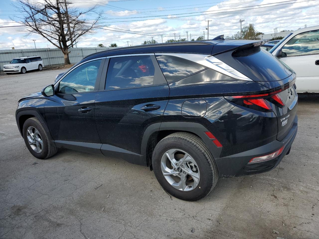 2024 Hyundai Tucson VIN 5NMJBCDE4RH375456 Copart auction photo, top/roof damage thumbnail 2