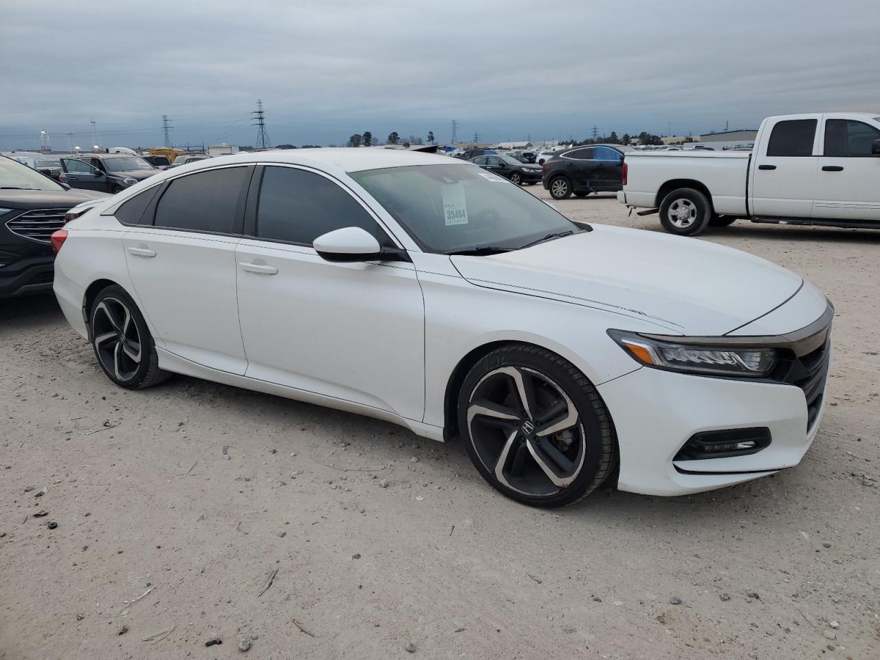 2018 Honda Accord VIN 1HGCV1F37JA250046 Copart auction photo, rear end damage thumbnail 4