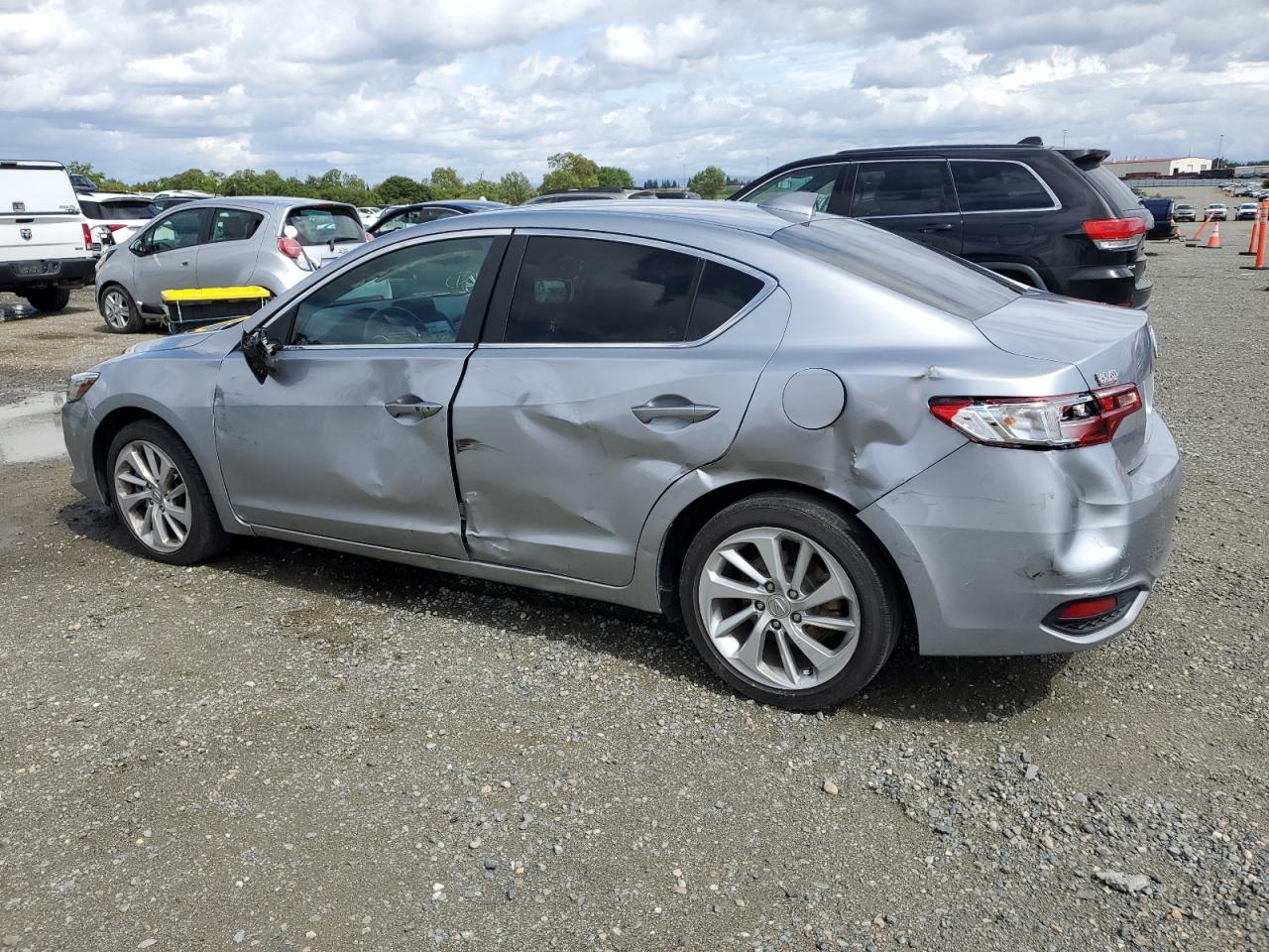 2018 Acura ILX VIN 19UDE2F31JA008606 Copart auction photo, side / rear end damage thumbnail 2